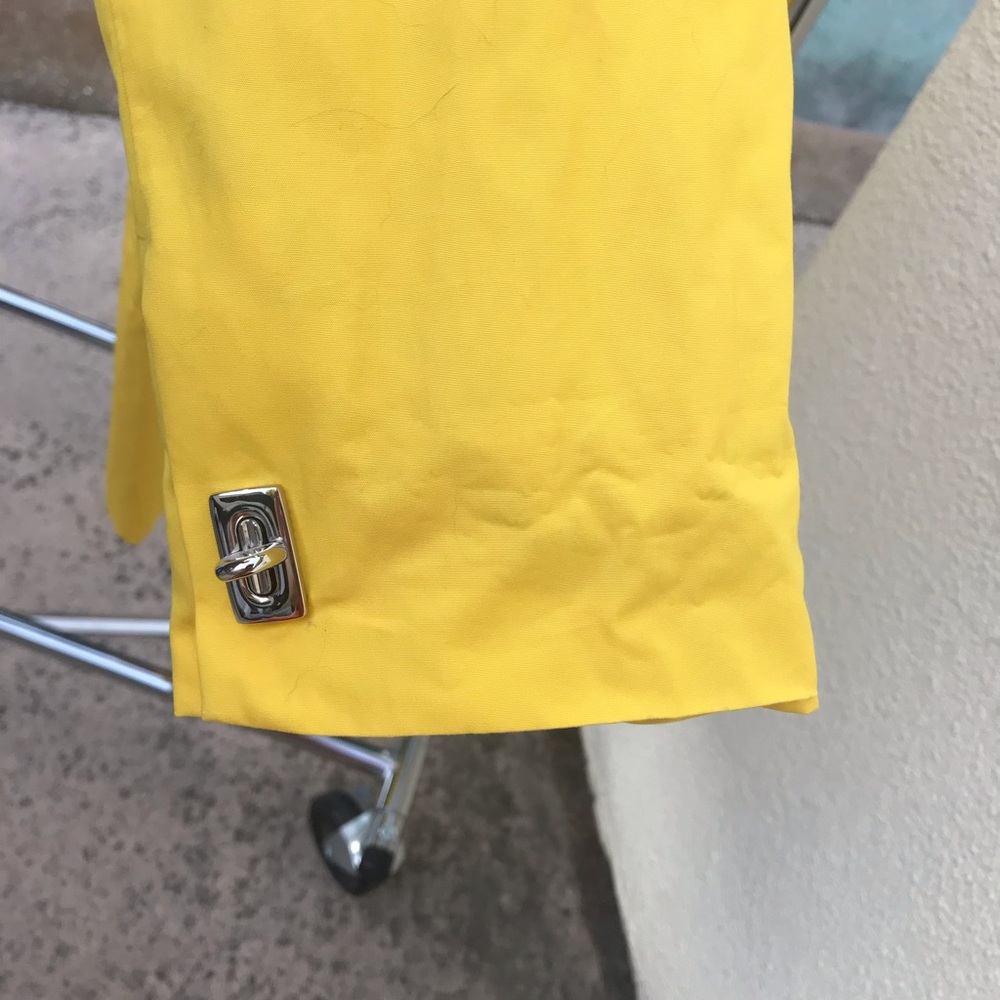Lauren Ralph Lauren Bright Yellow Trench Coat - Picture 6 of 10